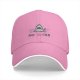 Black baseball cap with shark graphic and 'NO' text print