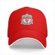 Black baseball cap with Midgar football club crest print