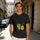 Olive T-shirt with Cute Pizza and Pineapple Cartoon Print