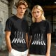 Olive T-Shirt With Anime Characters Crossing Crosswalk Print