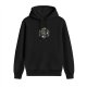 Black Hoodie With D20 Dice Fantasy Art Print