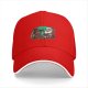Black baseball cap with Santa and turkey Thanksgiving Christmas design