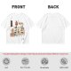 Olive T-Shirt with Japanese Food Monster Yokai Art Print