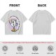 Olive T-Shirt With Cartoon Clock Holding Beer 'Happy Hour' Print