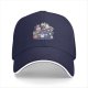 Black Baseball Cap With Studio Ghibli Character Group Print