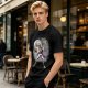 Olive T-shirt with One Piece Gear 5 Luffy Graphic Print