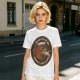Olive t-shirt with bear captain fishing pun graphic
