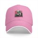 Black baseball cap with skeleton drinking coffee must drink coffee print
