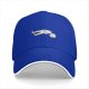Black Baseball Cap With Funny Disconnected Stick Figure Print