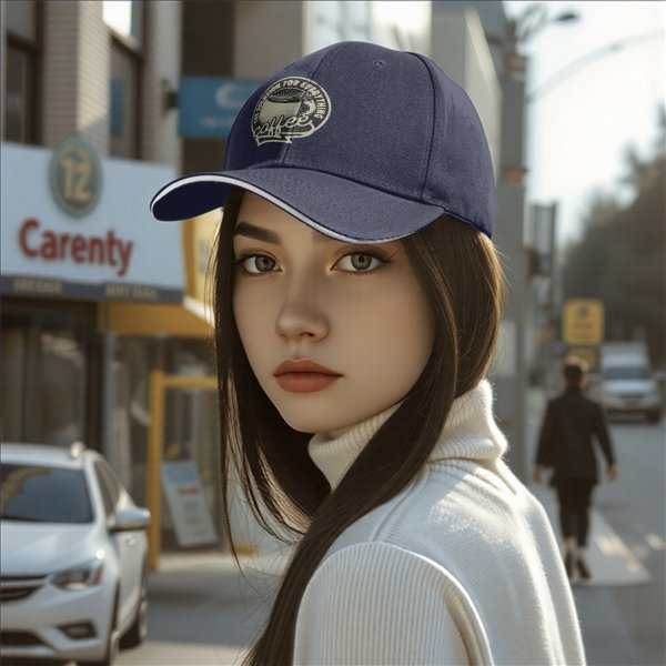 Black Baseball Cap With Coffee Themed 'Solution For Everything' Print