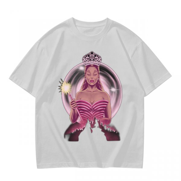 Olive T-Shirt With Glinda The Good Witch Graphic Print