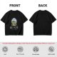 Olive green graphic t-shirt with Tonberry 'Good Night' print