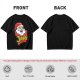 Olive T-Shirt with Santa Claus Jingles Christmas Print