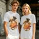 Fall Vibes and Pumpkin Pie Ghost Graphic T-Shirt