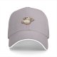 Black Baseball Cap With Cute Relaxed Sloth Graphic