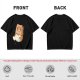 Olive T-Shirt With Cute Hamster In Paper Bag Print
