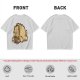 Olive Green T-Shirt With Cartoon Droopy Pug Graphic Print