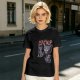 Olive T-Shirt With My First Catnip Trip Psychedelic Cat Print