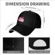 Black baseball cap with pink ramen bowl graphic design