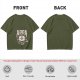 Olive Green Appa Yip Yip Graphic T-Shirt