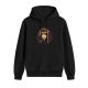 Black Hoodie With Goblin King Labyrinth Portrait Print