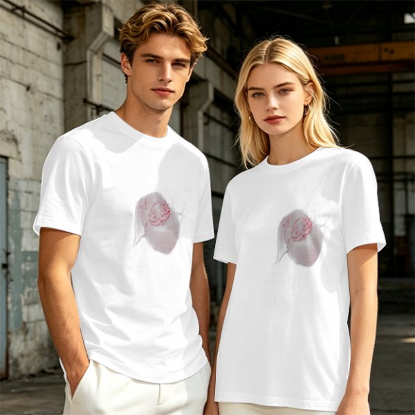 Olive Green T-Shirt With Cute Seal Print