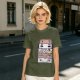 Spirited Away Character Eyes Graphic Olive T-Shirt