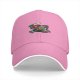 Black Baseball Cap With Colorful Halloween Witch Graphic Print