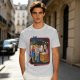Olive graphic t-shirt with 'Sell Your Soul' kids stand print