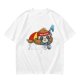 Olive green t-shirt with sleeping sloth graphic design