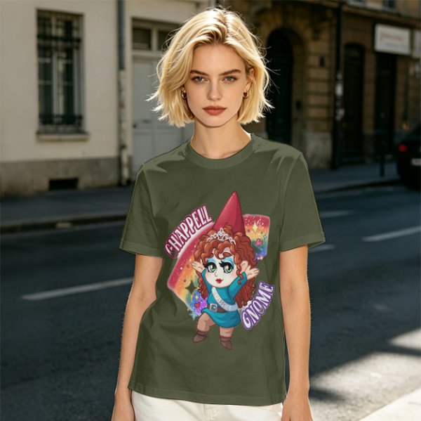 Chappell Gnome Chibi Character Graphic T-Shirt