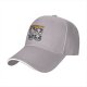 Black Baseball Cap With KISS Style Panda Band Graphic