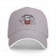 Black baseball cap with devil cat Campfire Club graphic