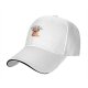 Black baseball cap with 'I MAY BE STUPID' and cute pug graphic