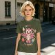 Owlways For Snacks Cute Graphic T-Shirt with Owl and Treats