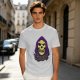 Olive T-Shirt With Skeletor Graphic Print