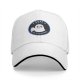 Black Baseball Cap With Nope Seal Of Disapproval Graphic