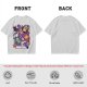 Olive T-Shirt With Cute Occult Monster And Spell Book Print