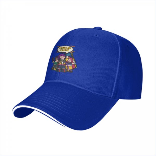 Black Baseball Cap With Lego Style Band Artwork That Says Gonna Be Golden