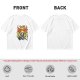 Olive graphic t-shirt with Dark Souls metal-style print