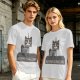 Olive T-Shirt with Grumpy Cat Lego Style 'Nothing Is Awesome' Print