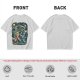 Olive T-shirt with Starry Night Style He-Man vs Skeletor Art