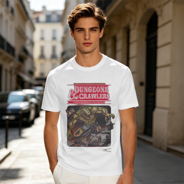 Dungeons & Crawlers Lizard Monster Graphic T-Shirt