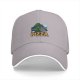 Black baseball cap with alien eating pizza and 'FOR PIZZA' text