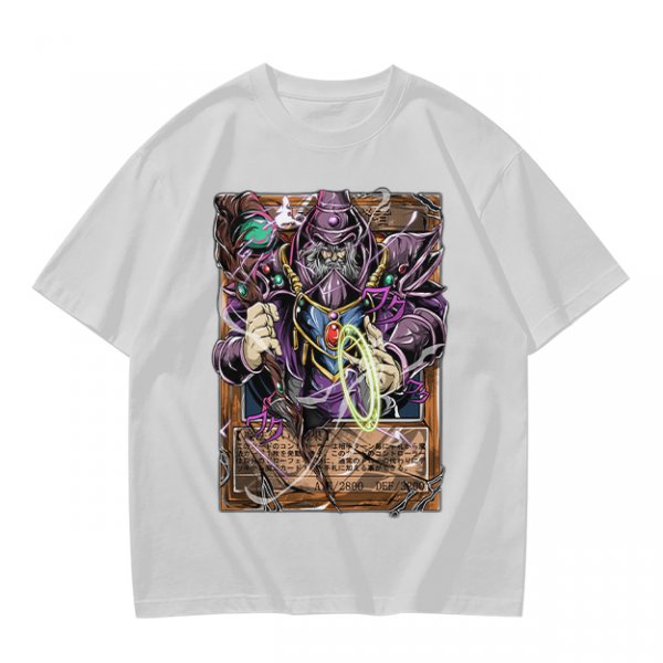 Olive T-Shirt Featuring Fantasy Wizard Card Artwork