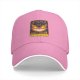 Black baseball cap with magical cat bus themed graphic