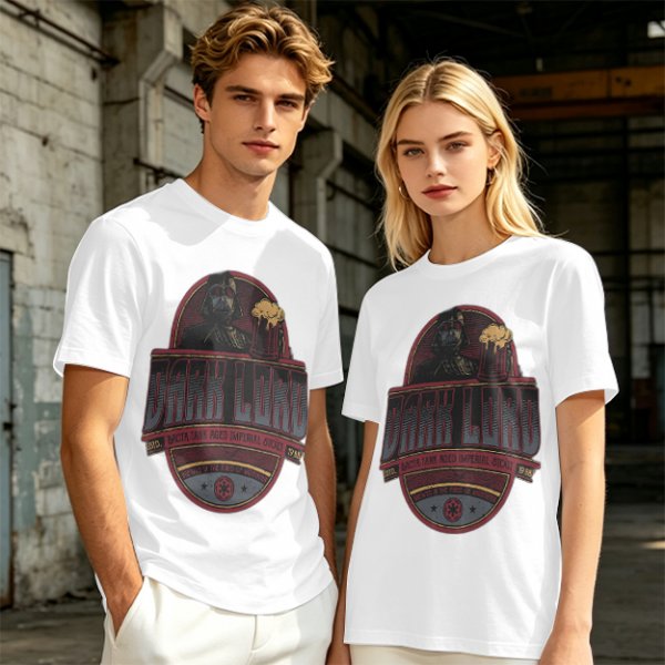 Olive Green T-Shirt with Dark Lord Darth Vader Beer Graphic