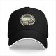 Black Baseball Cap With Coffee Themed 'Solution For Everything' Print
