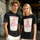 Olive T-shirt with Cat Noodles Cup Print