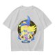 Olive T-Shirt with Dark Magician Girl Anime Graphic Print